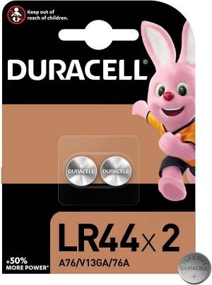 (1 Confezione) Duracell Spec. Batterie 2pz Bottone LR44 76A/A76/V13GA - min. ordine 4pz