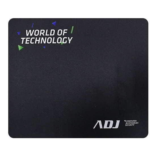 Mouse Pad in gomma ADJ 210x180mm nero