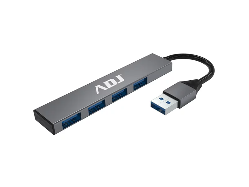 Tetra Hub USB 3.2 GEN1 multiporta grigio 4 porte USB 3.2