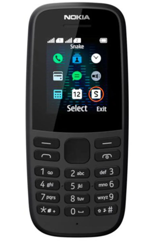 Nokia 105 (2019) Dual SIM Nero Eu