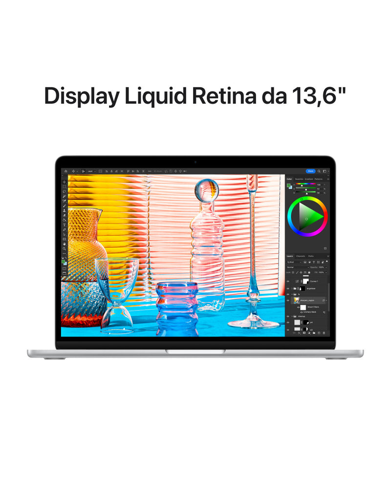 MacBook Air 13'' Apple M2 8-core CPU e 8-core GPU, HD 256GB - Argento