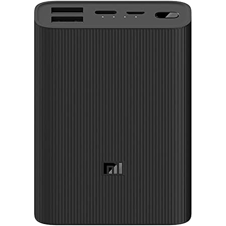 50 PZ DI Xiaomi Power Bank 3 Ultra Compact 10.000 mAh 22,5W Fast Charge Black EU