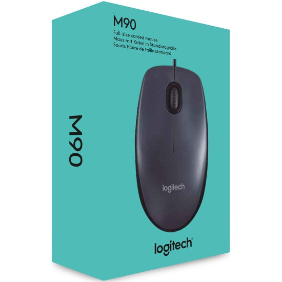 Mouse Logitech M90 nero (001794)