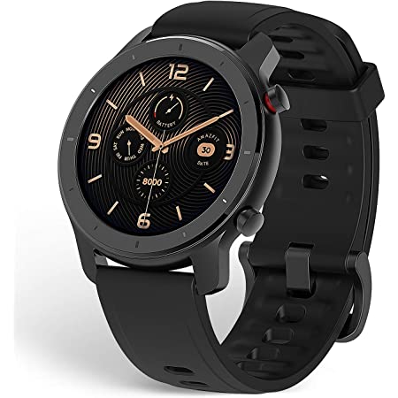 Amazfit GTR 47 mm Lite- smartwatch con GPS, HR, notifiche (alluminio)