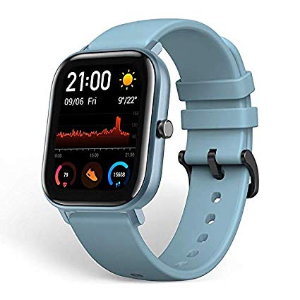 Amazfit GTS - smartwatch con GPS, HR, notifiche (blu)