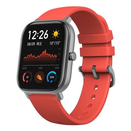 Amazfit GTS - smartwatch con GPS, HR, notifiche (arancio)