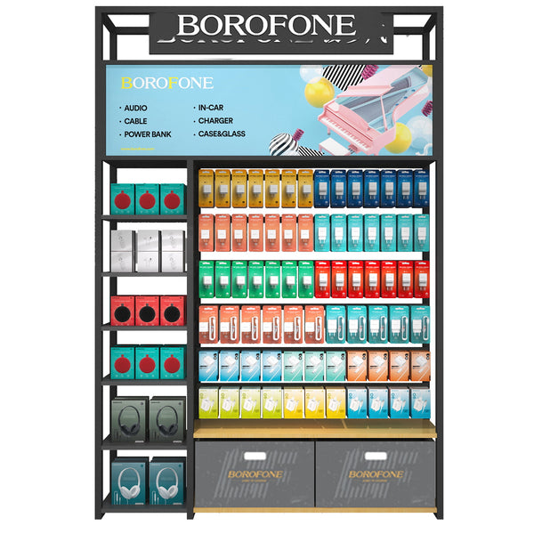 Espositore Borofone BG02 con price tag - ACCESSORI NON INCLUSI -