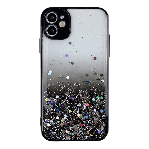 Cover glitter serie Bling Bling (nera) per Apple iPhone 13