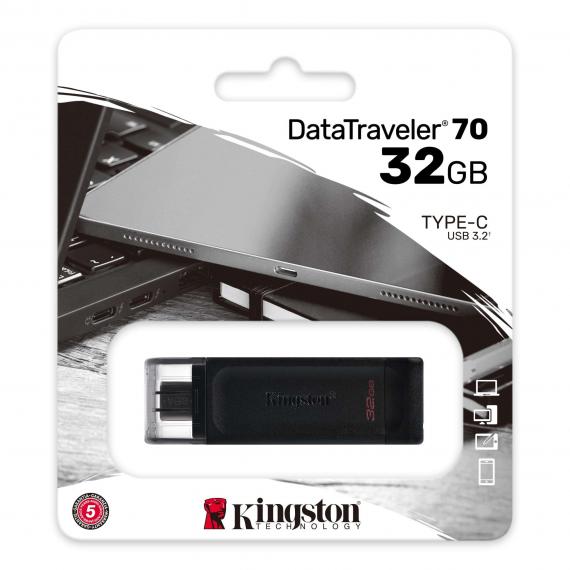 Pendrive Kingston 32GB DataTraveler 70 USB-C 3.2