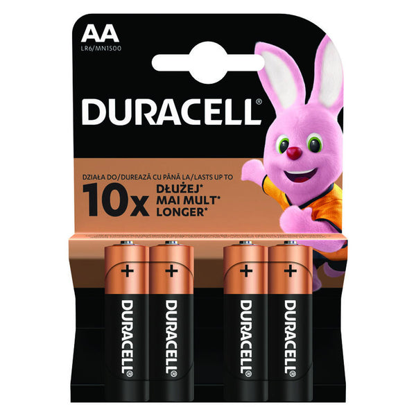 Duracell Duralock Basic Alkaline AA 4BL