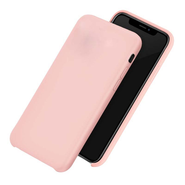 Cover in silicone serie "Pure" rosa per Apple iPhone XS Max