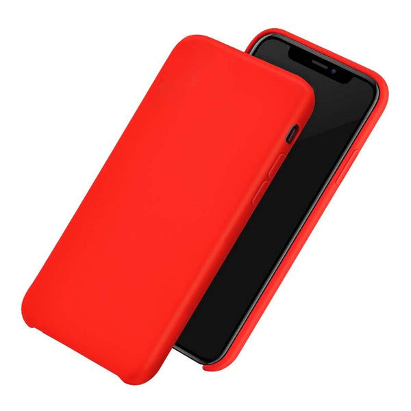 Cover in silicone serie "Pure" rossa per Apple iPhone XS Max