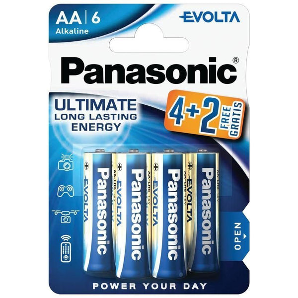 Panasonic Evolta Alkaline AA 6BL