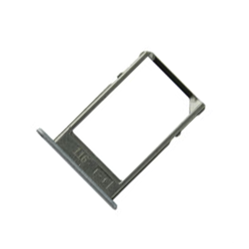 Carrello inserimento nano SIM card colore argento.