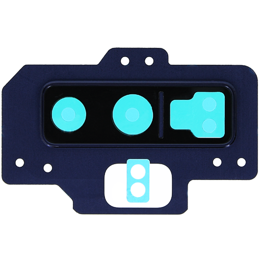 Vetrino fotocamera blu con frame
