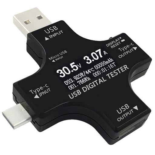 Tester micro USB/type-C/USB QC Juwei J7-C