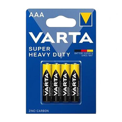Varta Super Heavy Duty zinco-carbone AAA 4BL