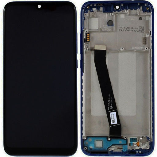 Display completo (touch+LCD) comet blue con frame SERVICE PACK