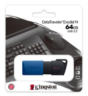 Pendrive Kingston 64GB DataTraveler Exodia M USB 3.2