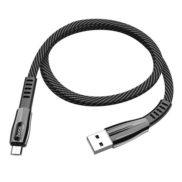 Cavo dati/ricarica U70 "Splendor" grigio scuro micro USB 1.2m
