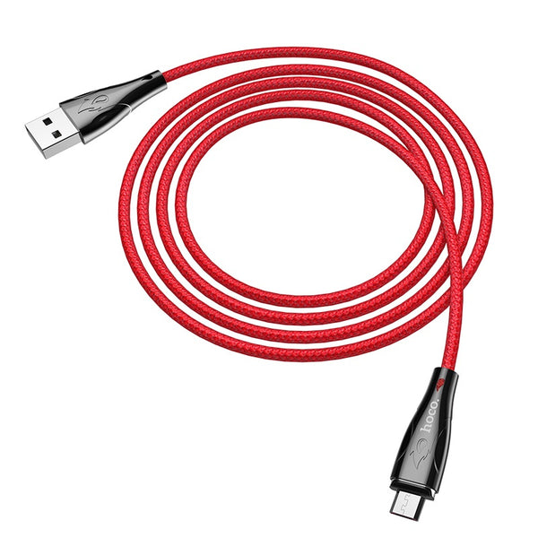 Cavo dati/ricarica U75 "Blaze" magnetico rosso micro USB 1.2m 3A