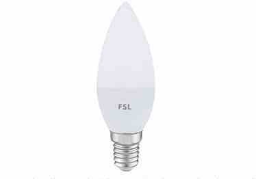 LAMPADA FSL LED CANDELA C37 E14 5.5W 3000K LUCE CALDA (FLC37B6W30K14)