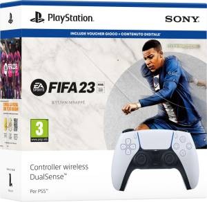PS5 DualSense White + Fifa 23 + FUT VCH