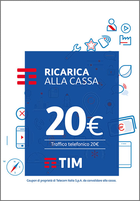 PIN TIM Ricarica 20 Euro