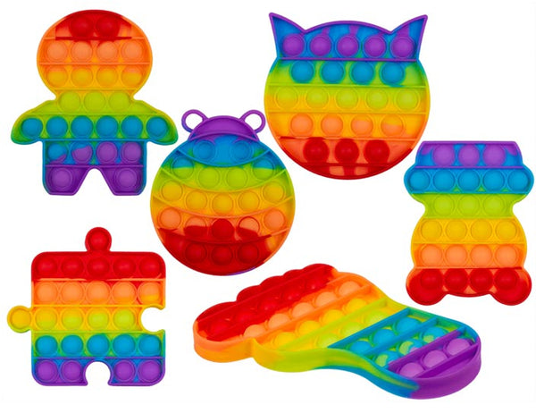 Pop Toy Fidget Serie Arcobaleno Assort.