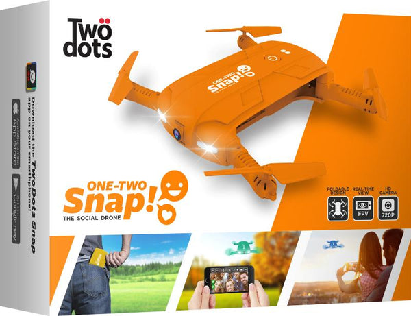 TWO DOTS Snap The Social Drone Arancione
