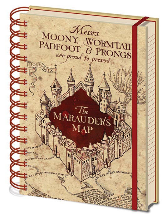 Agenda A5 Harry Potter The Marauders Map