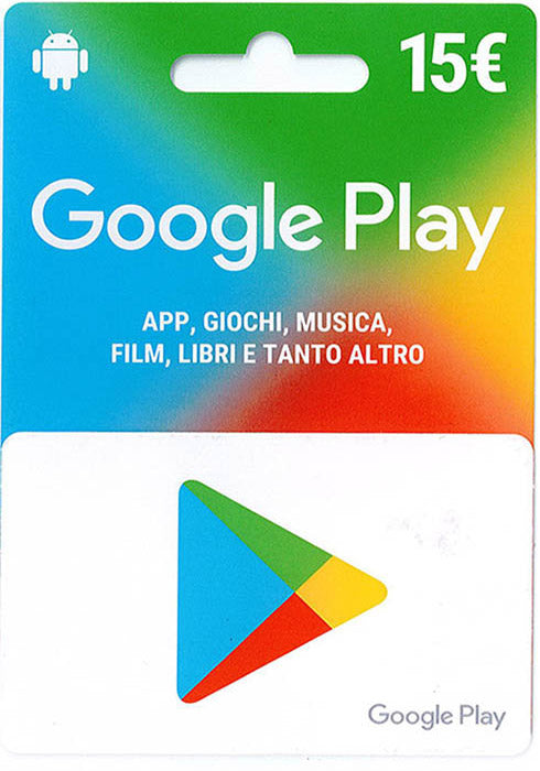 Google Play 15 Euro