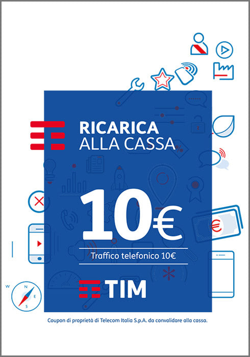 PIN TIM Ricarica 10 Euro