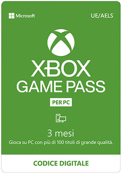 XBOX Gamepass 3 Mesi PC PIN