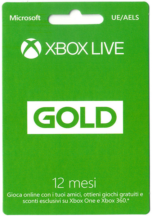 Microsoft XBOX Gold 12 Mesi