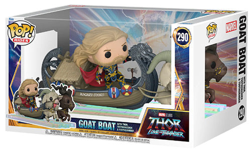 FUNKO POPS Thor Love & Thunder Thor w/Goat Boat