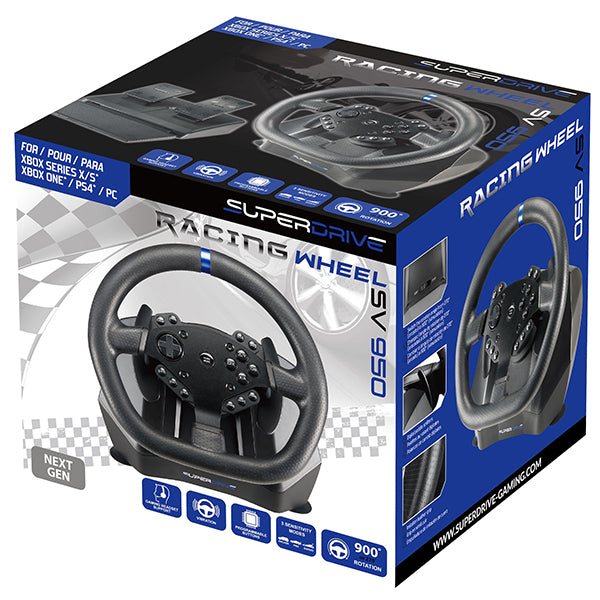 SUPERDRIVE Volante Racing Wheel SV950 XBX/PC/PS4/XONE