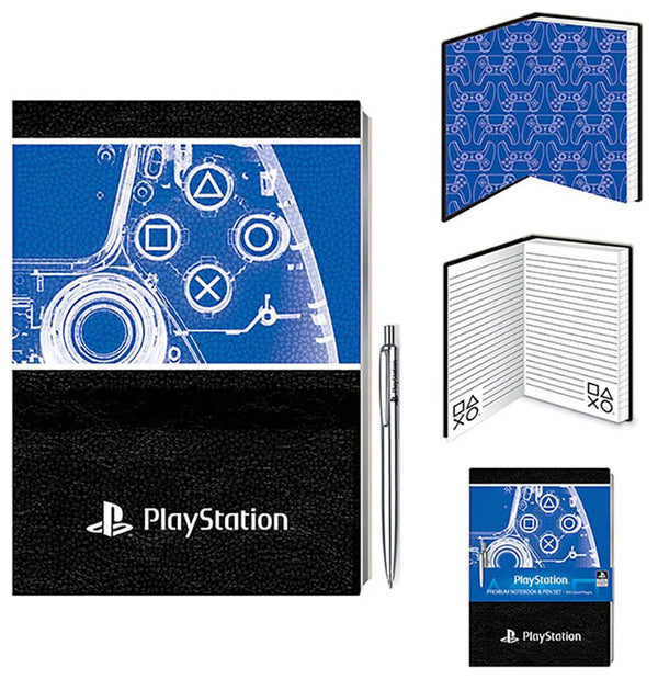 Set Agenda e Penna PlayStation X-Ray Dualsense Controller