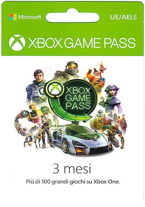 Microsoft XBOX Game Pass 3 mesi