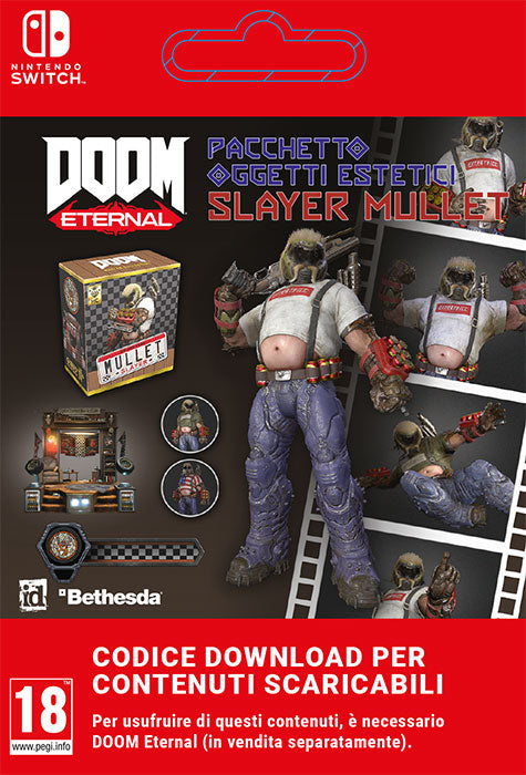 Doom Eternal Mullet Slayer Cosmetic Pack