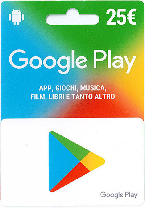 Google Play 25 Euro