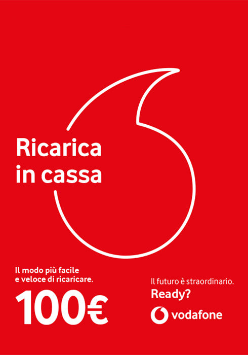 PIN Vodafone Ricarica 100 Euro