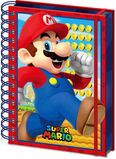 Agenda A5 3D Super Mario