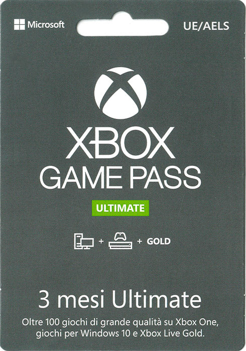 Microsoft XBOX GamePass Ultimate 3 mesi