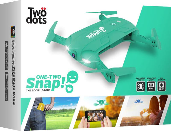 TWO DOTS Snap The Social Drone Verde