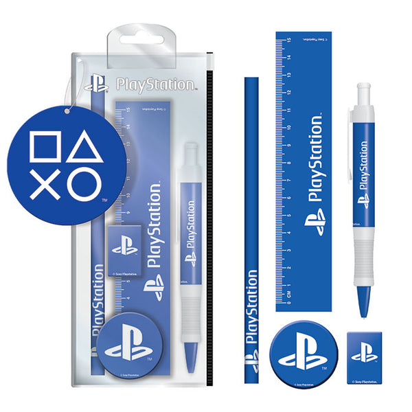 Set Cancelleria PlayStation Classic White & Blue
