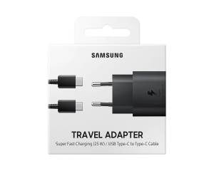 Samsung Caricabatterie 25W EP-TA800X FC USB-C +Cavo1m USB-C Black