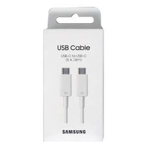 Samsung Cavo USB-C to USB-C DX510JWE 1,8m 5A White
