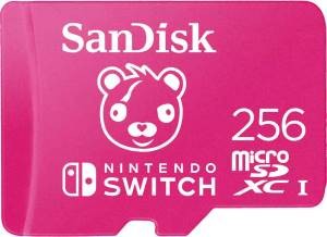 Switch Micro SDXC SanDisk 256GB Fortnite Cuddle Team
