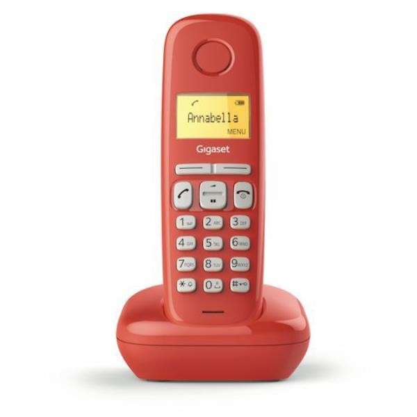 TELEFONO SIEMENS CORDLESS GIGASET A170 ROSSO